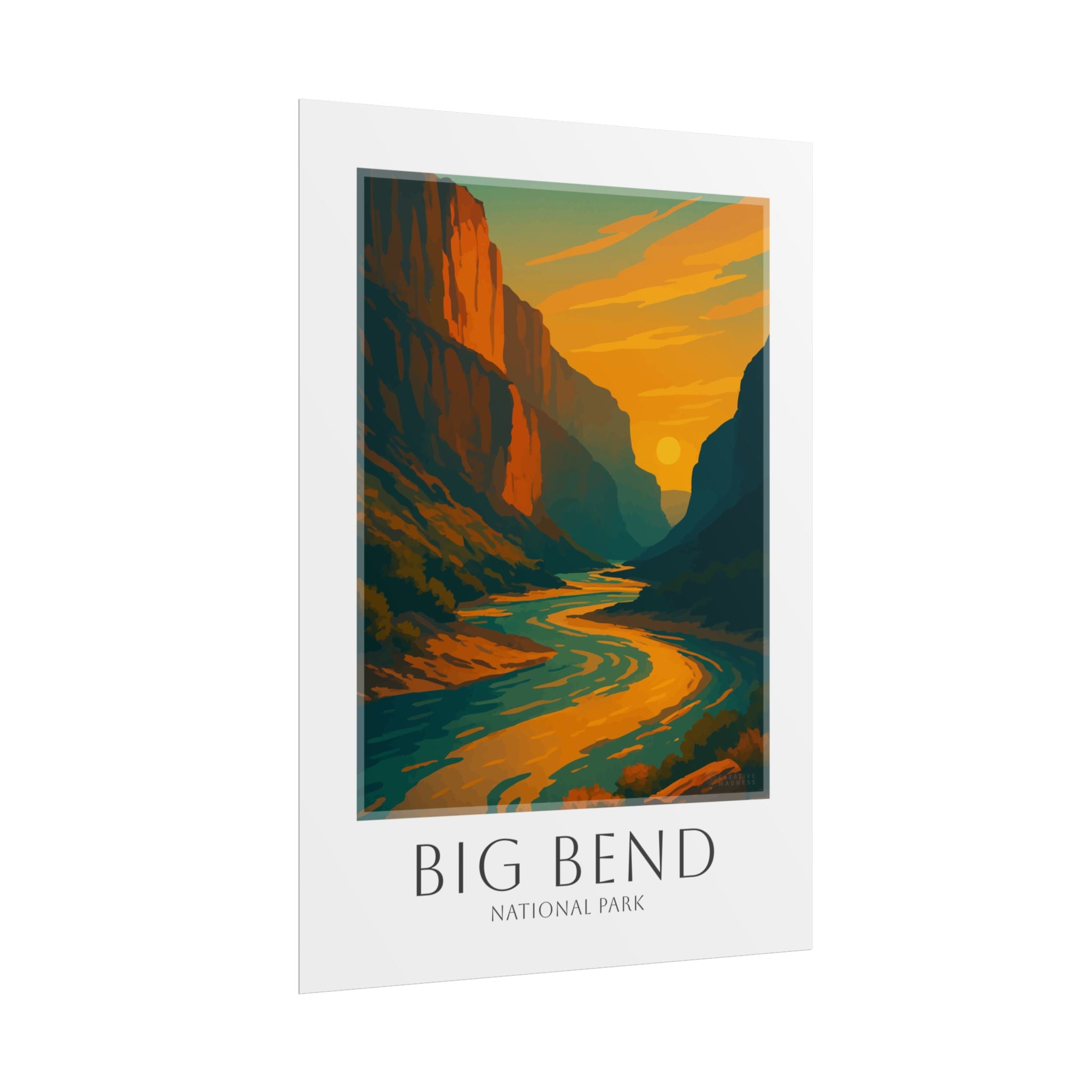 BIG BEND * Travel Poster * National Park Wall Art