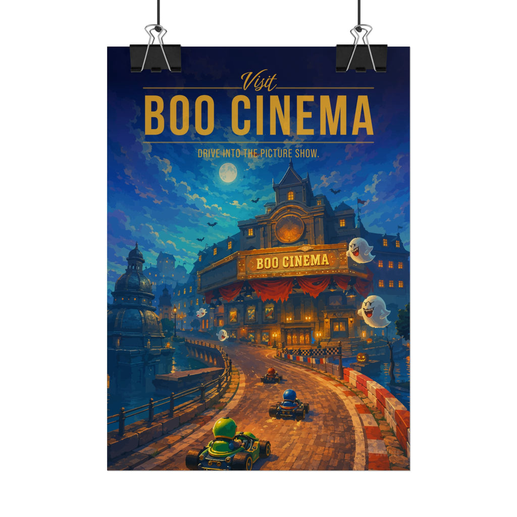 Boo Cinema Travel Poster