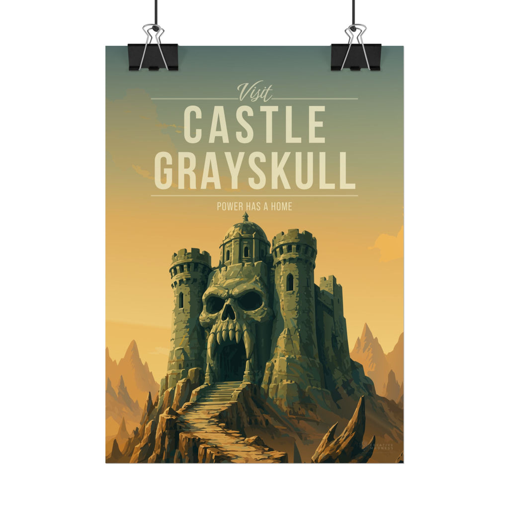 Castle Grayskull Travel Poster