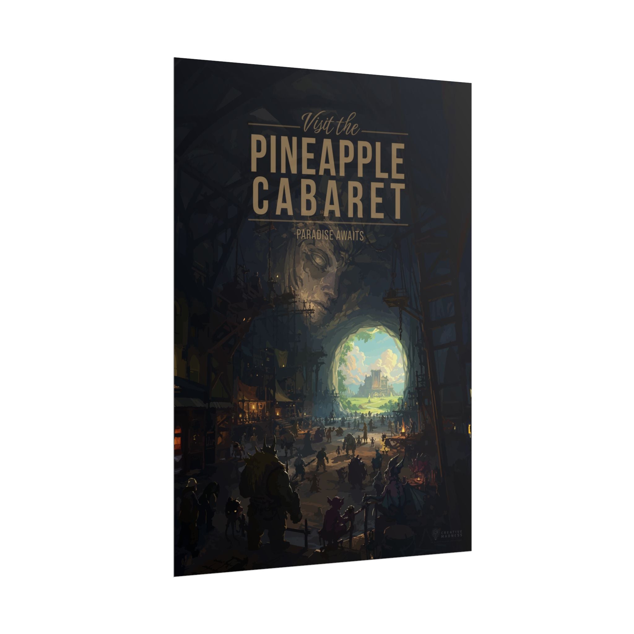 Pineapple Cabaret Travel Poster