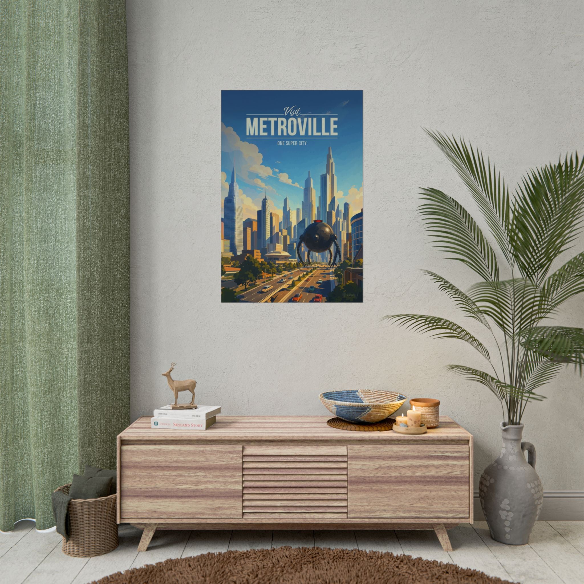 Metroville Travel Poster