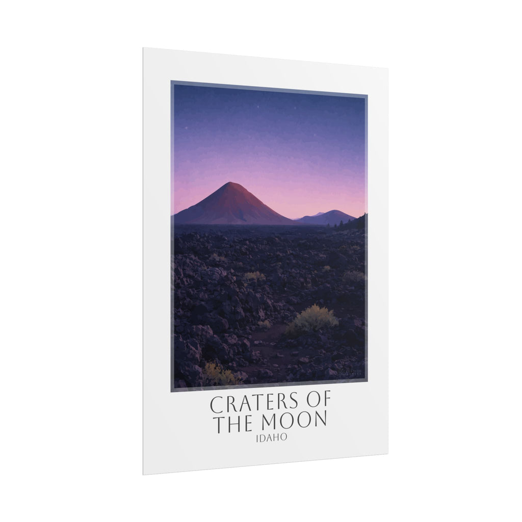 Craters Of The Moon Travel Poster