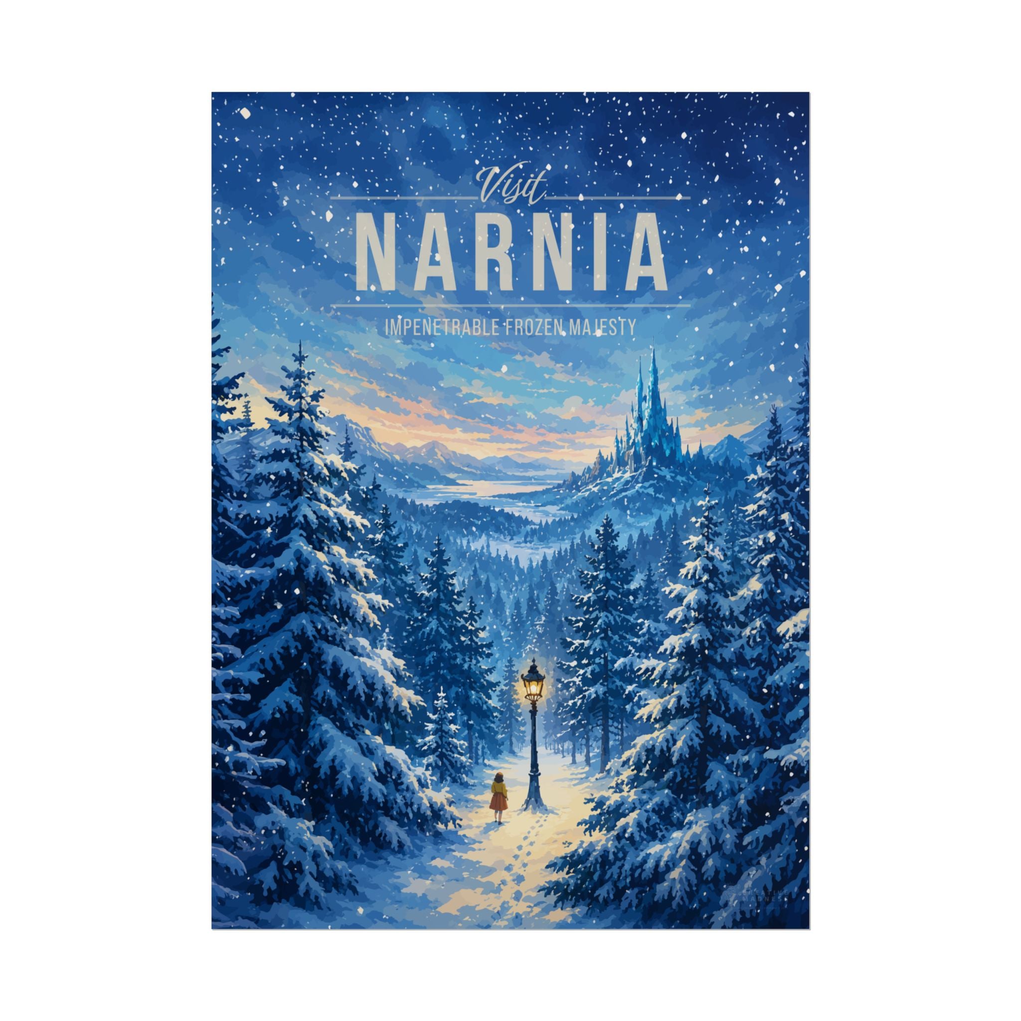 Narnia Travel Poster