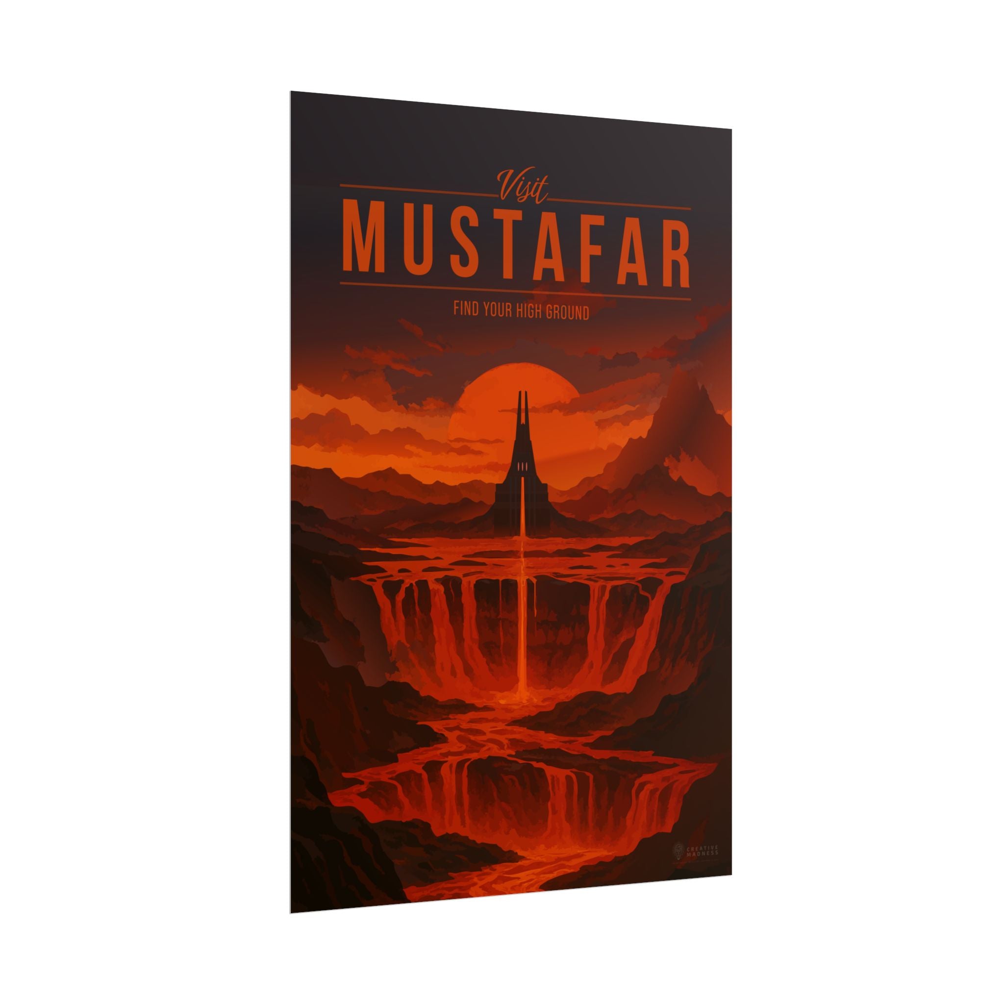 Mustafar Travel Poster