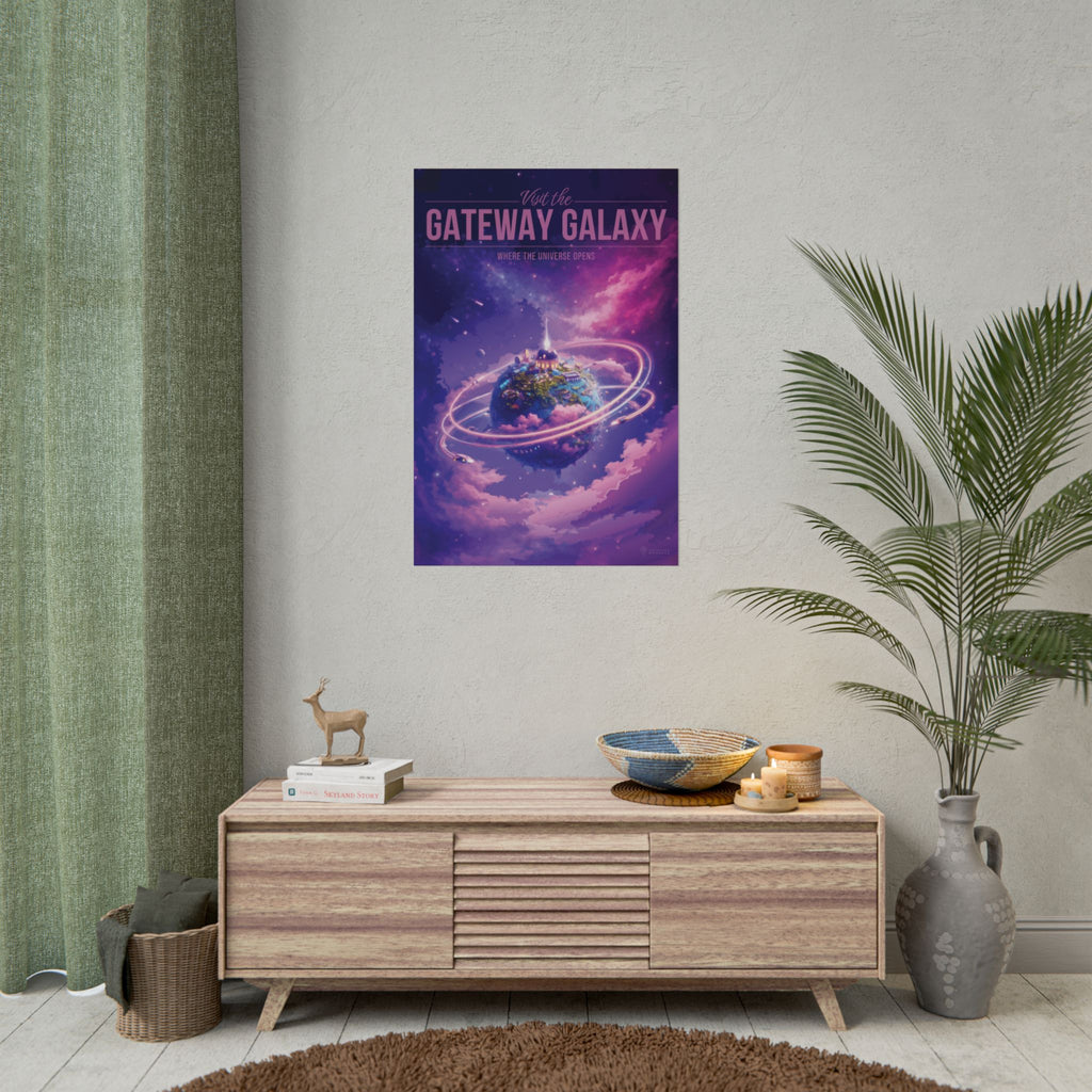 Gateway Galaxy Travel Poster