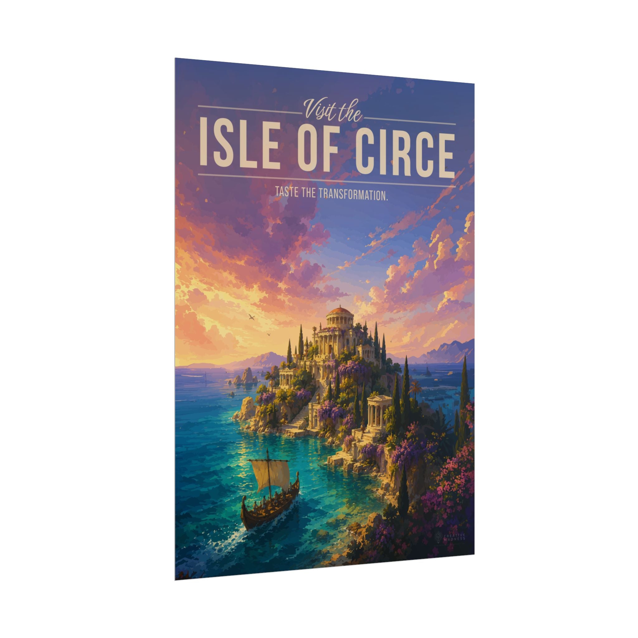 Isle Of Circe Travel Poster