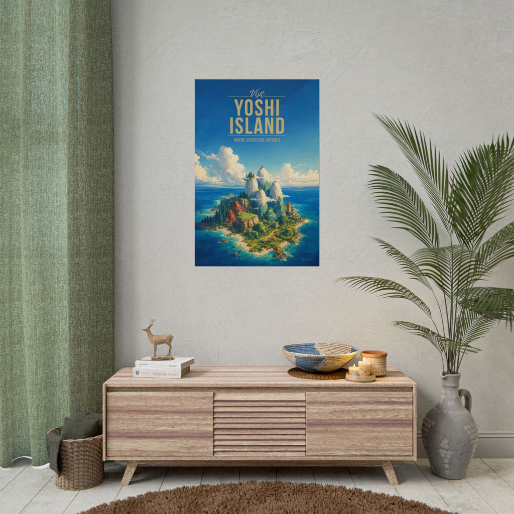 Yoshi Island Travel Poster