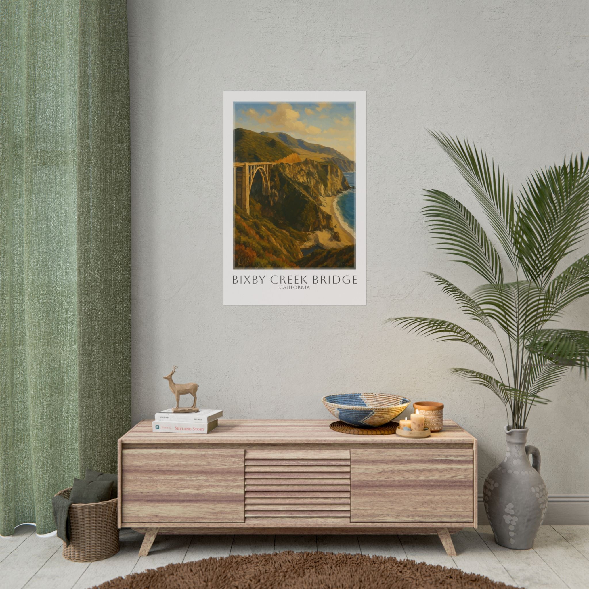 Bixby Creek Bridge Travel Poster