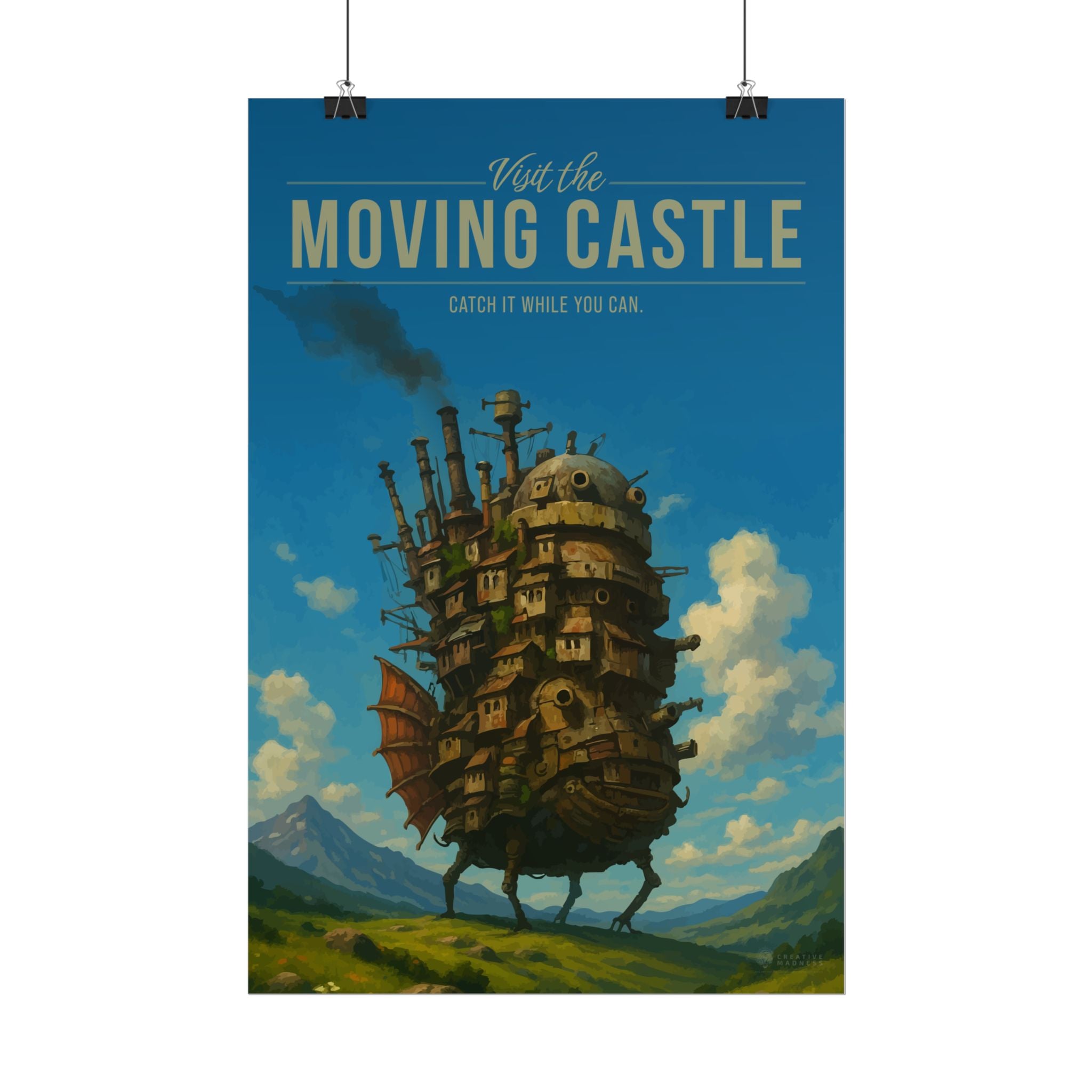 Moving Castle Travel Poster