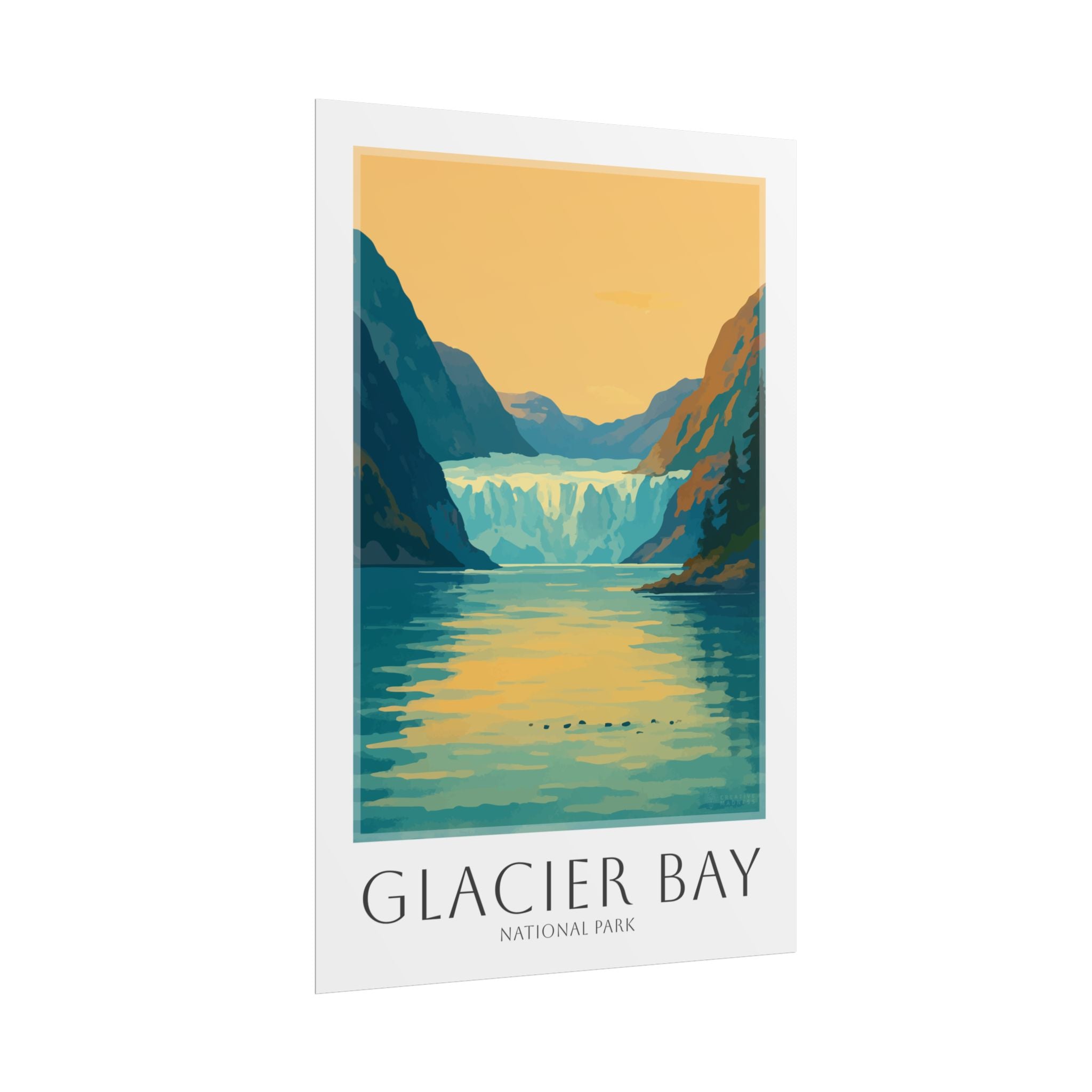 GLACIER BAY  * Travel Poster * National Park Wall Art