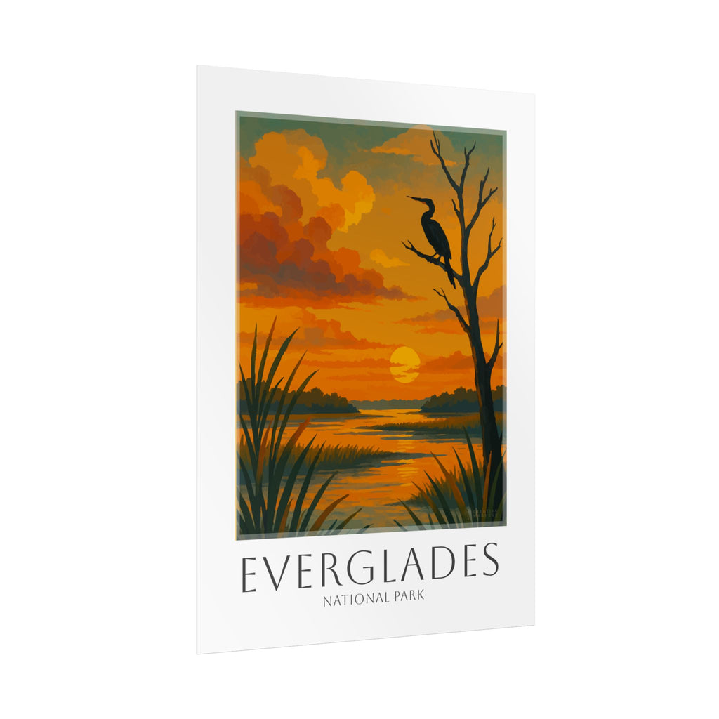 EVERGLADES * Travel Poster * National Park Wall Art