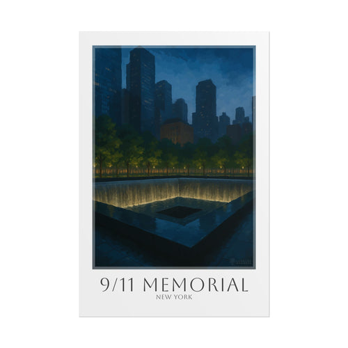 9-11 Memorial Travel Poster
