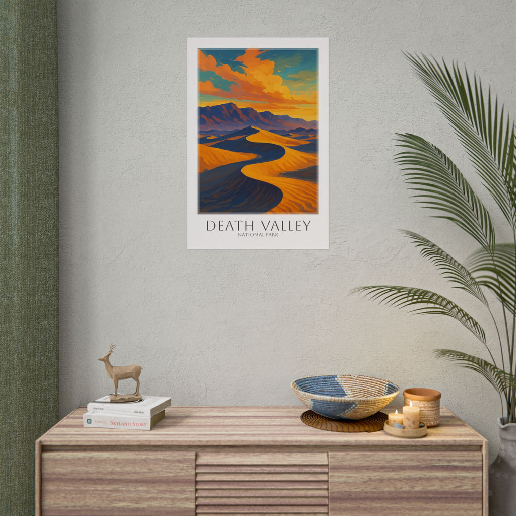 DEATH VALLEY * Travel Poster * National Park Wall Art