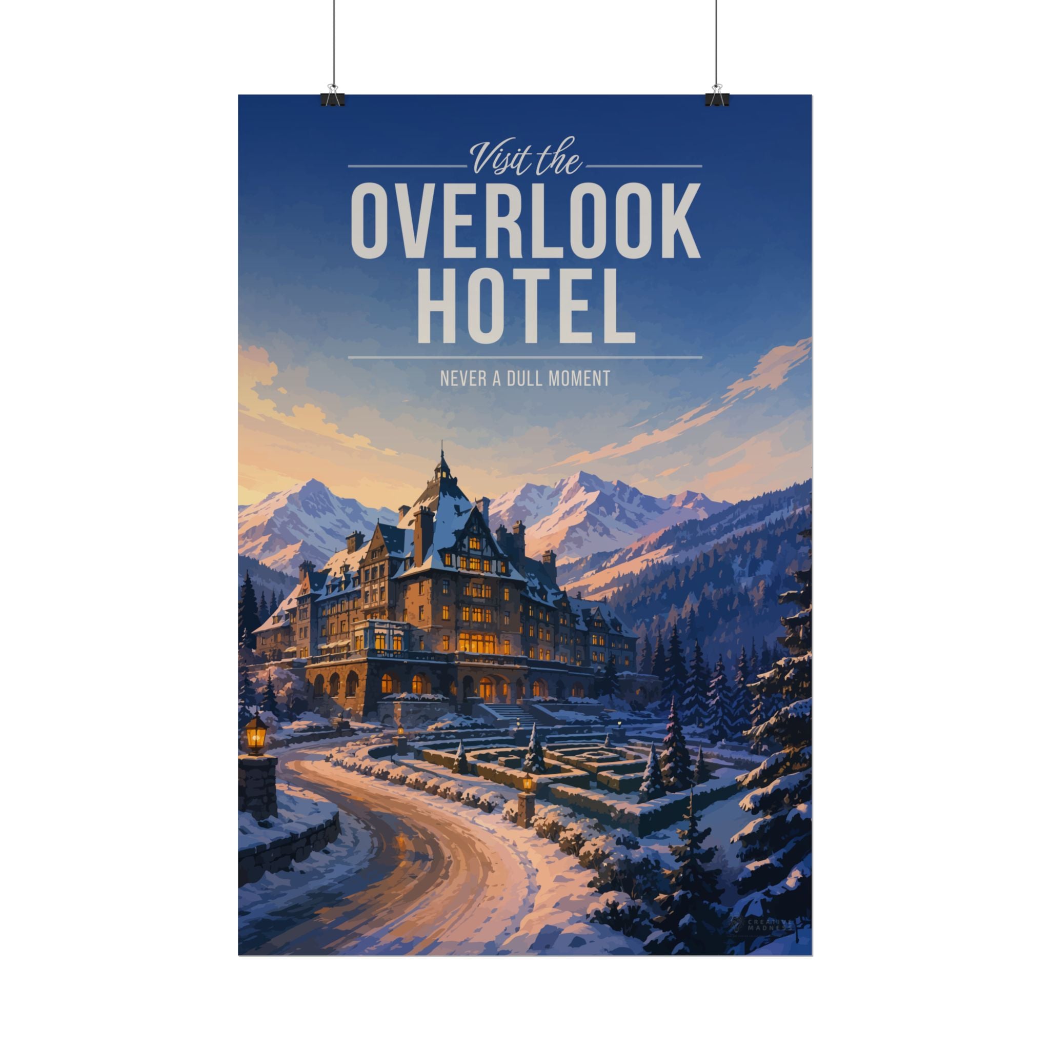 Overlook Hotel Travel Poster