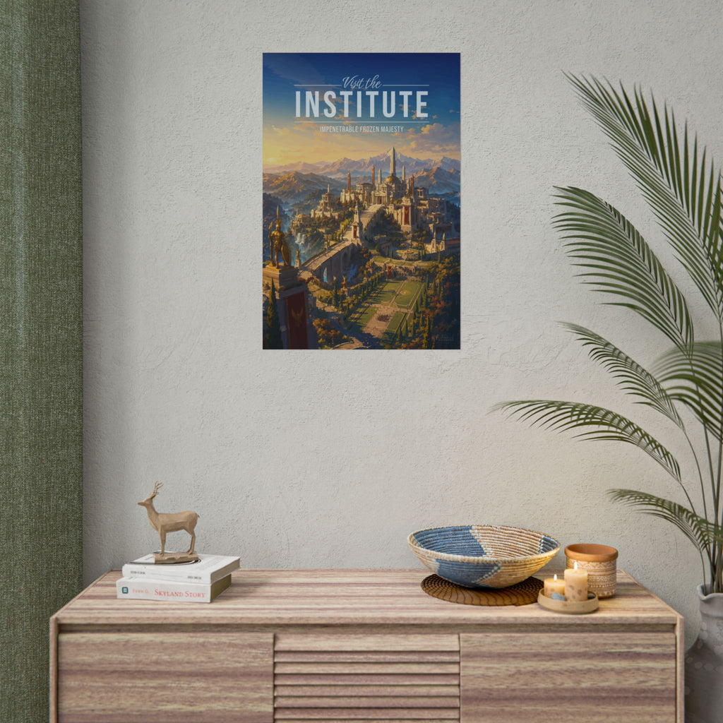 The Institute Travel Poster