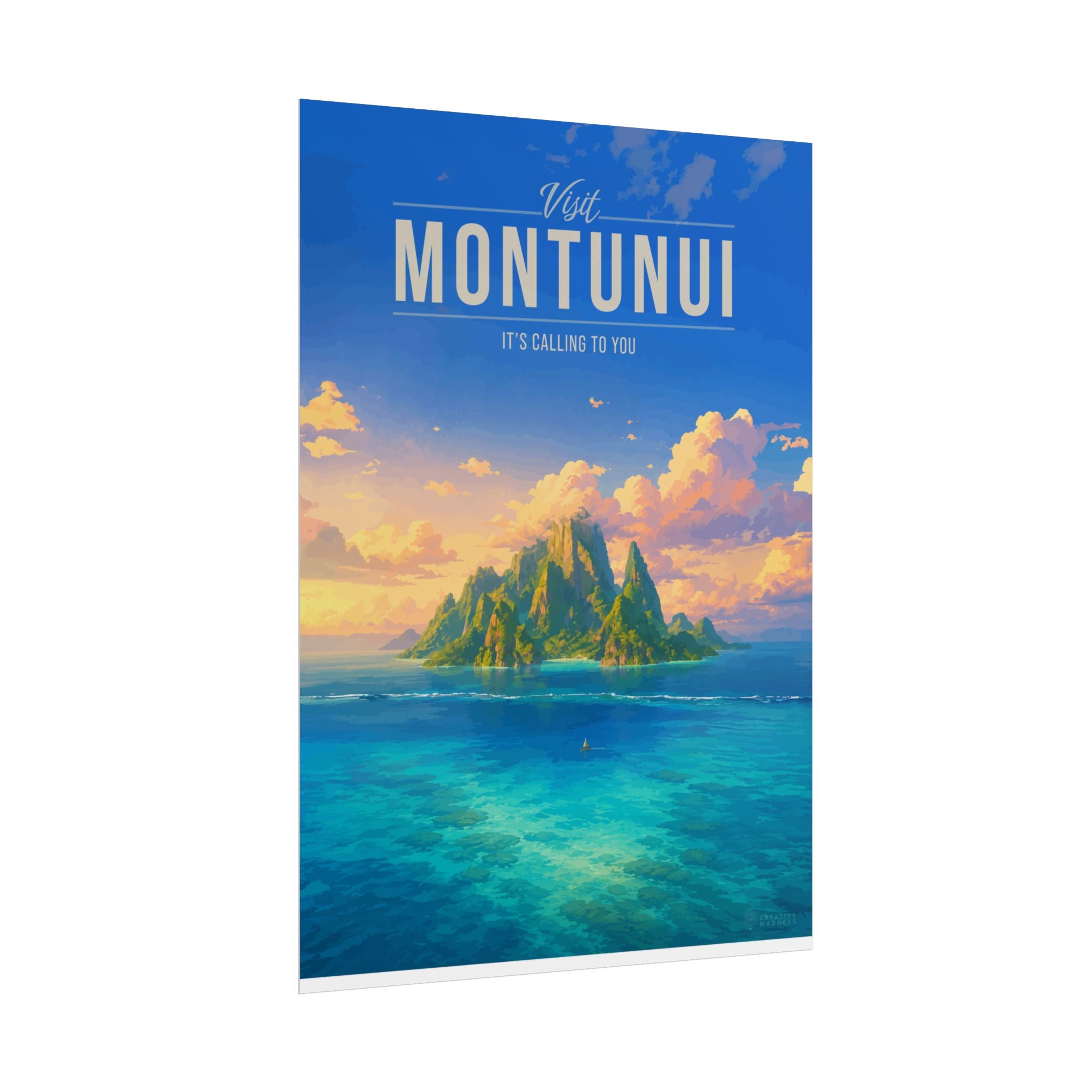 Montunui Travel Poster