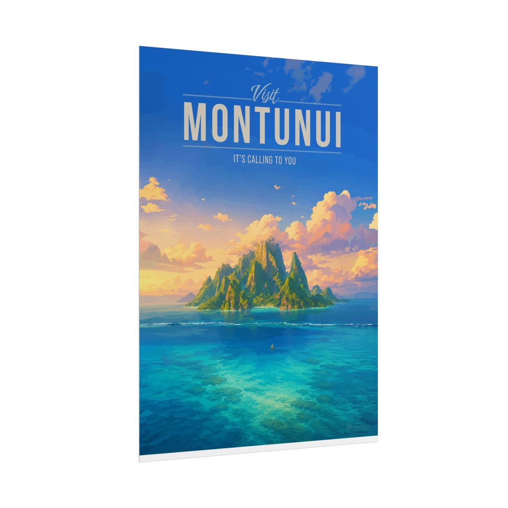 Montunui Travel Poster