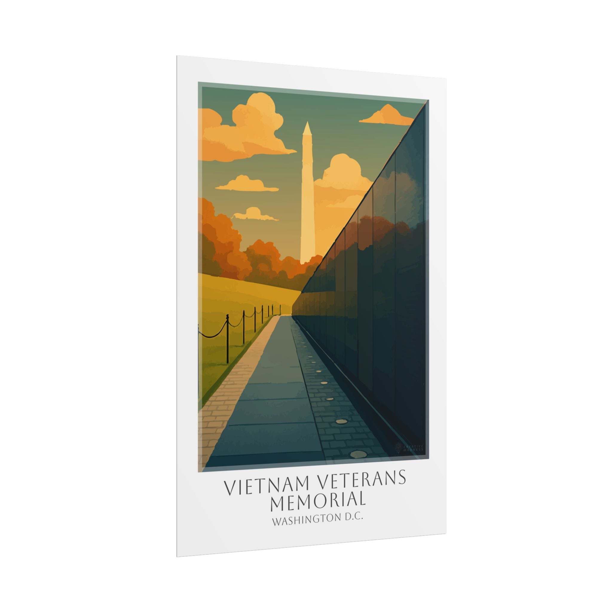 Vietnam Veterans Memorial Travel Poster