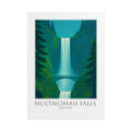 Multnomah Falls Travel Poster