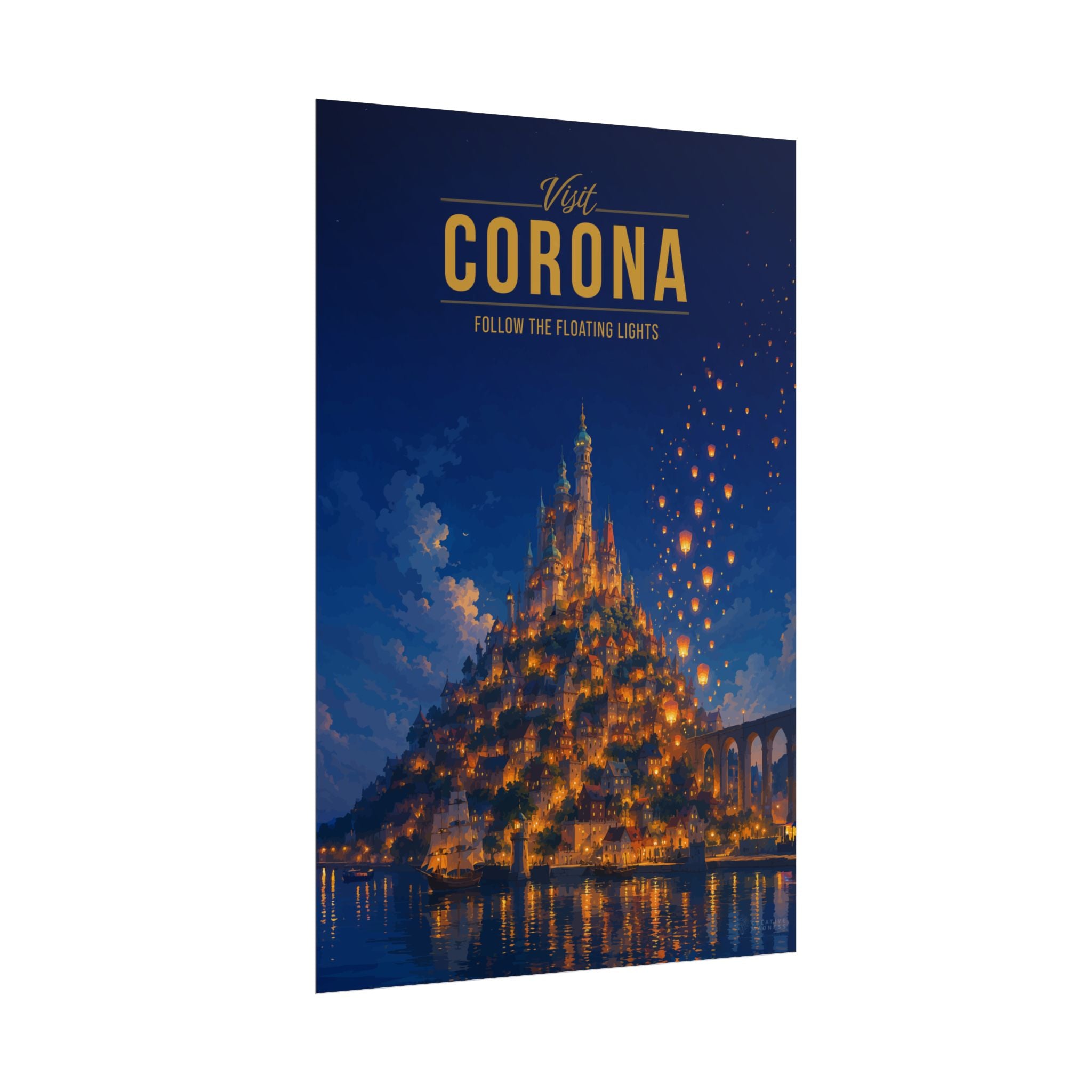 Corona Travel Poster