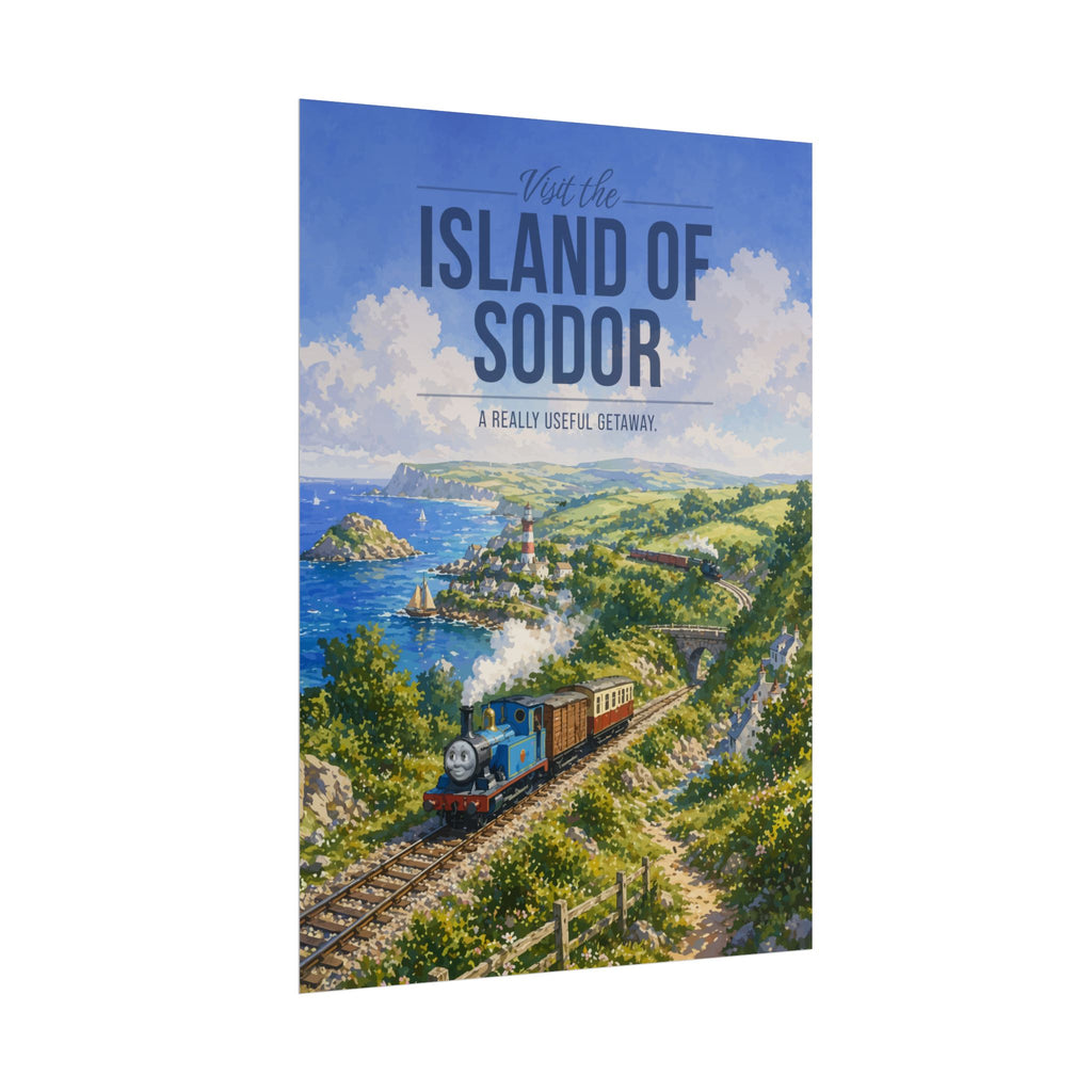 Island Of Sodor Travel Poster