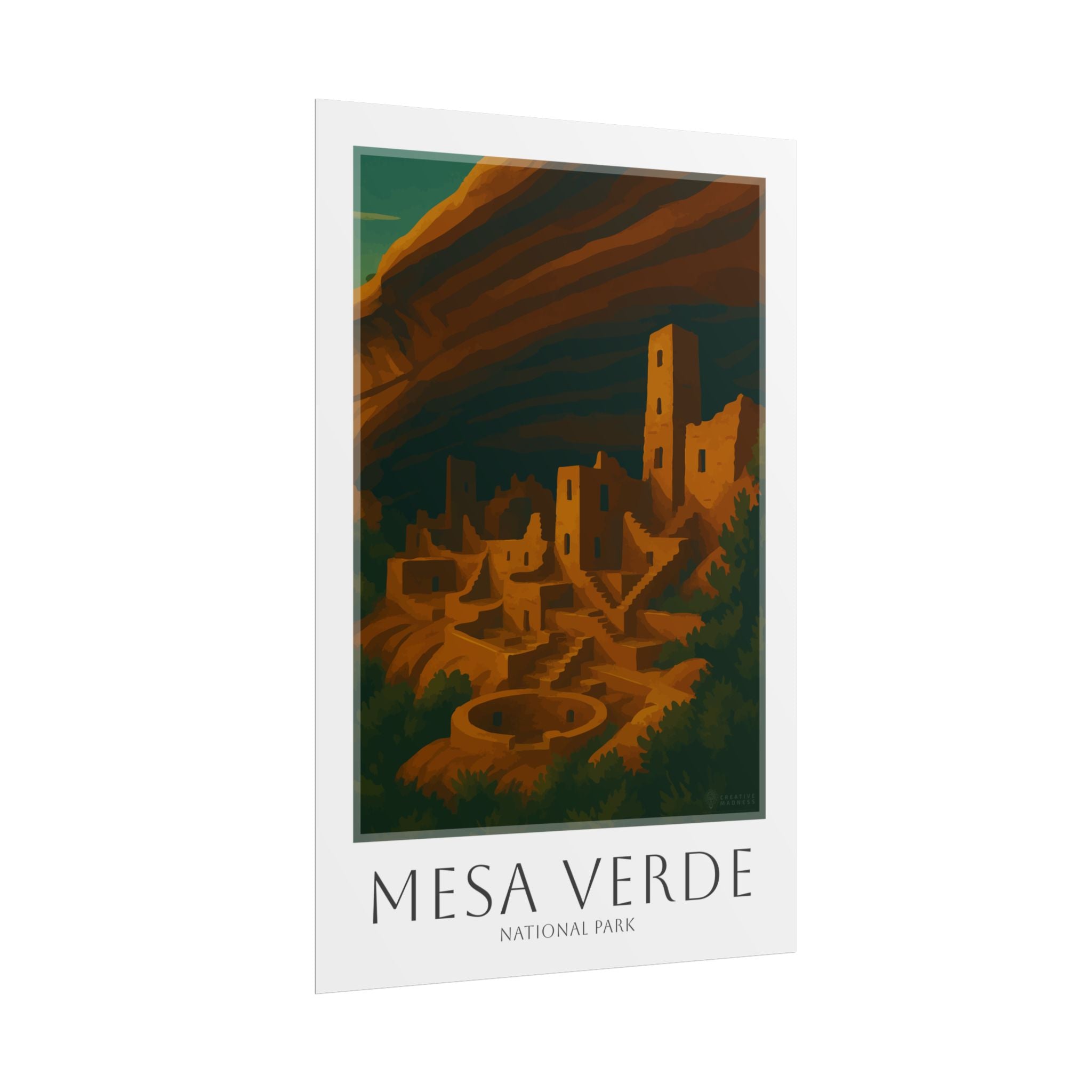 MESA VERDE * Travel Poster * National Park Wall Art