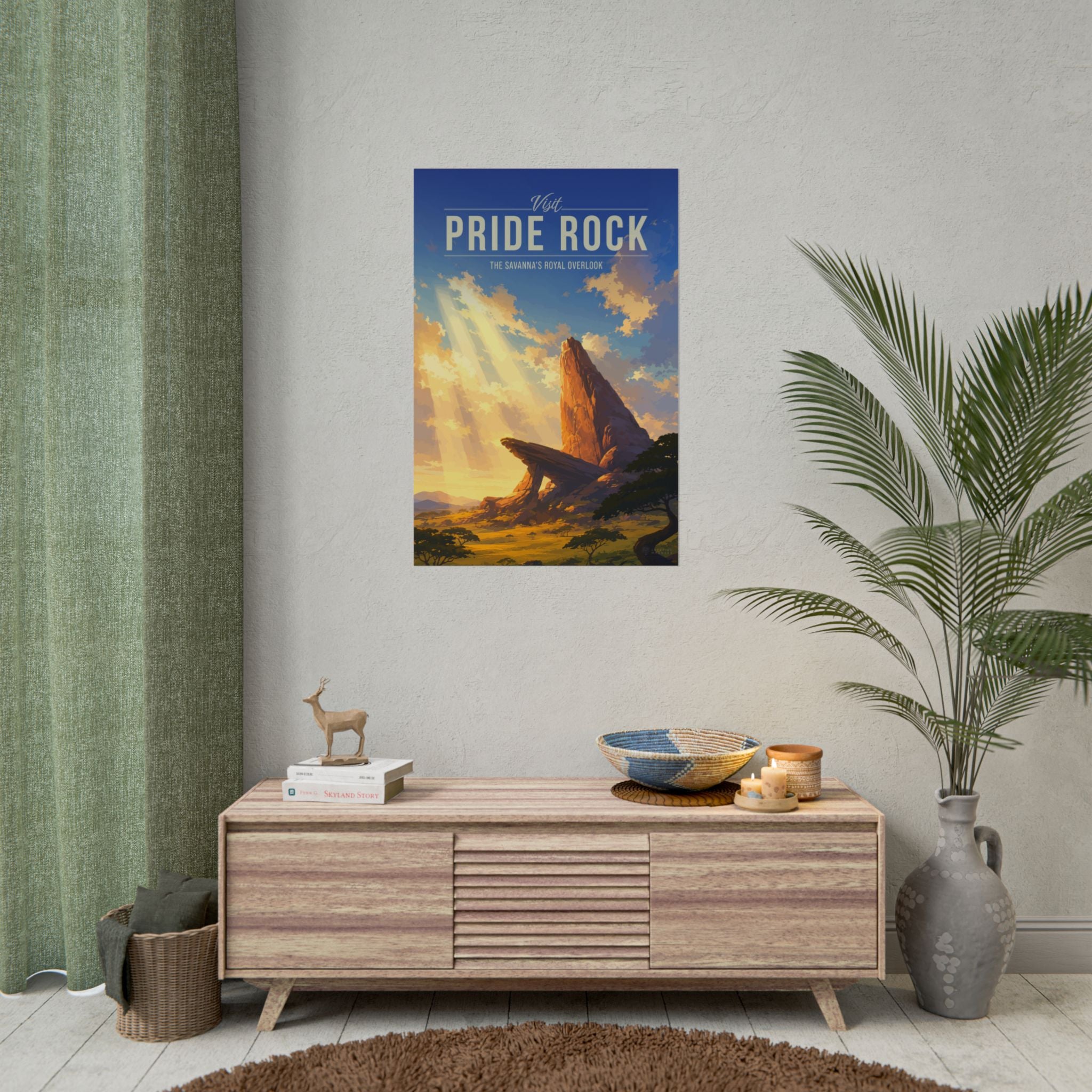 Pride Rock Travel Poster