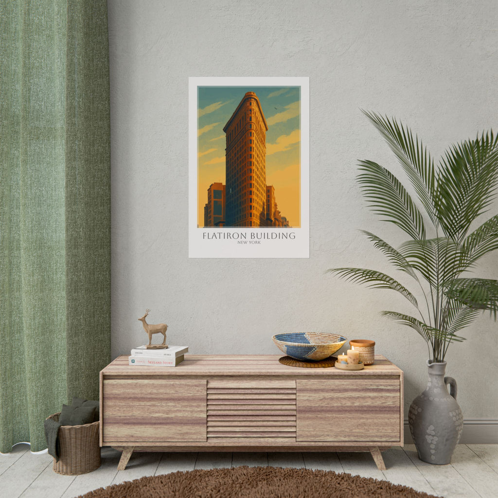 Flatiron Building Travel Poster