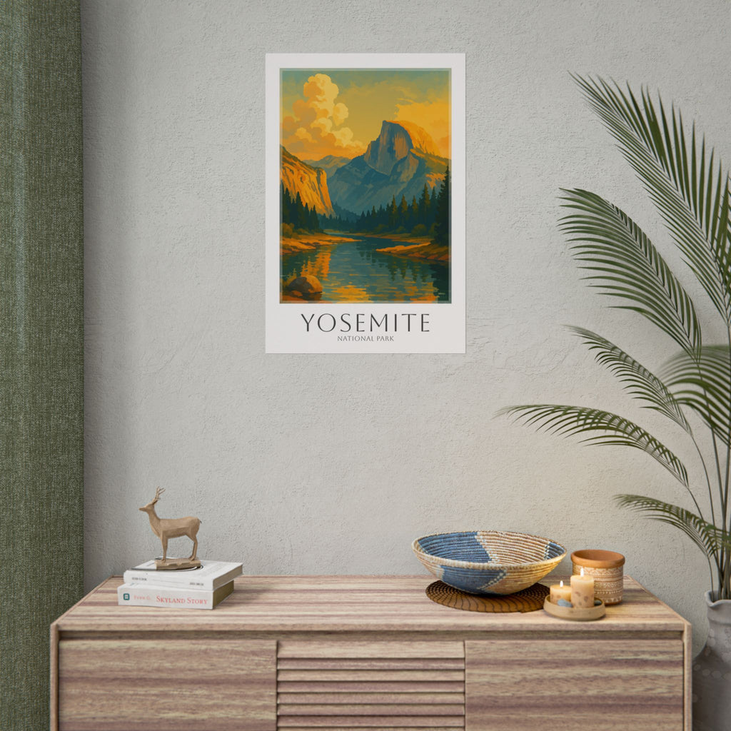 YOSEMITE * Travel Poster * National Park Wall Art
