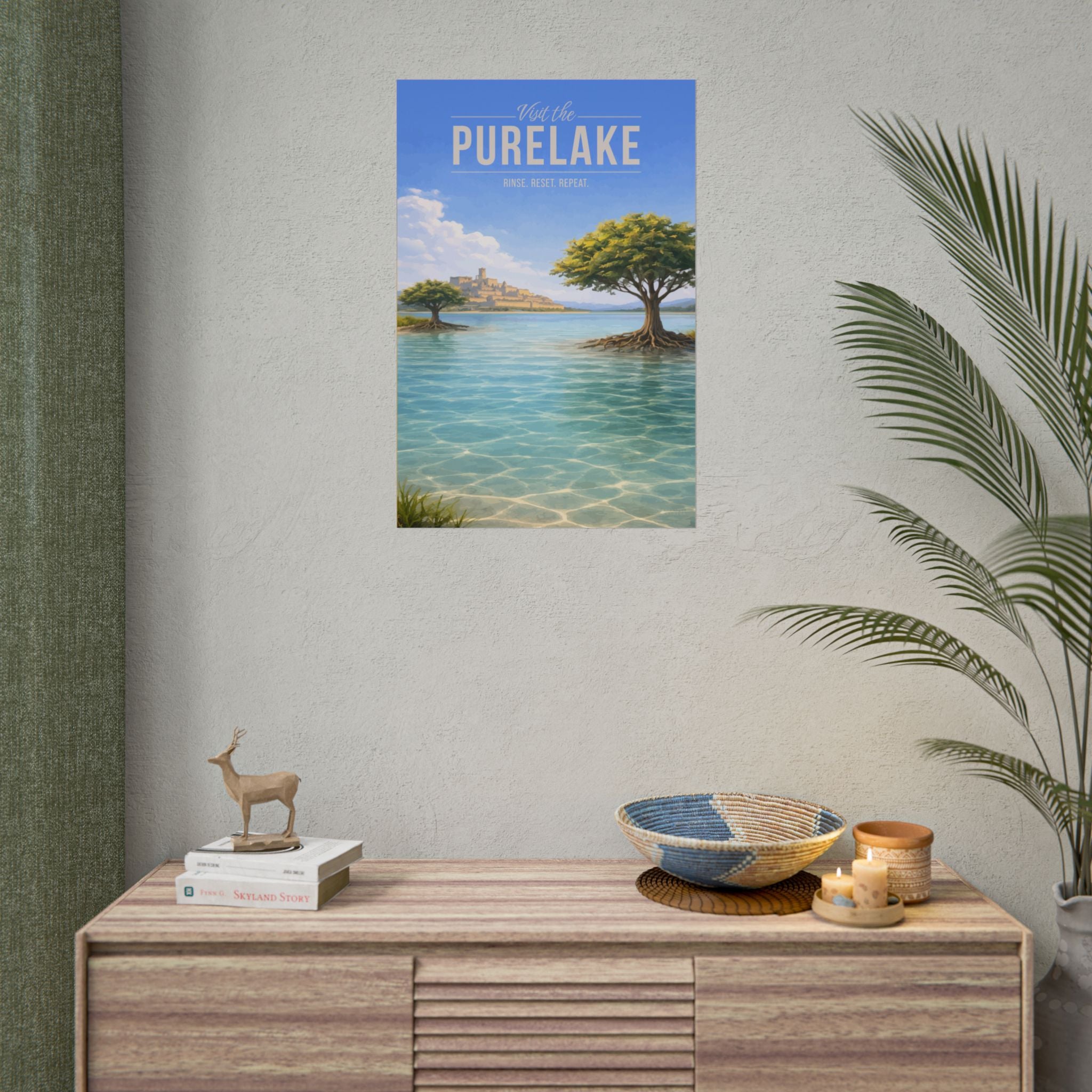 Purelake Travel Poster