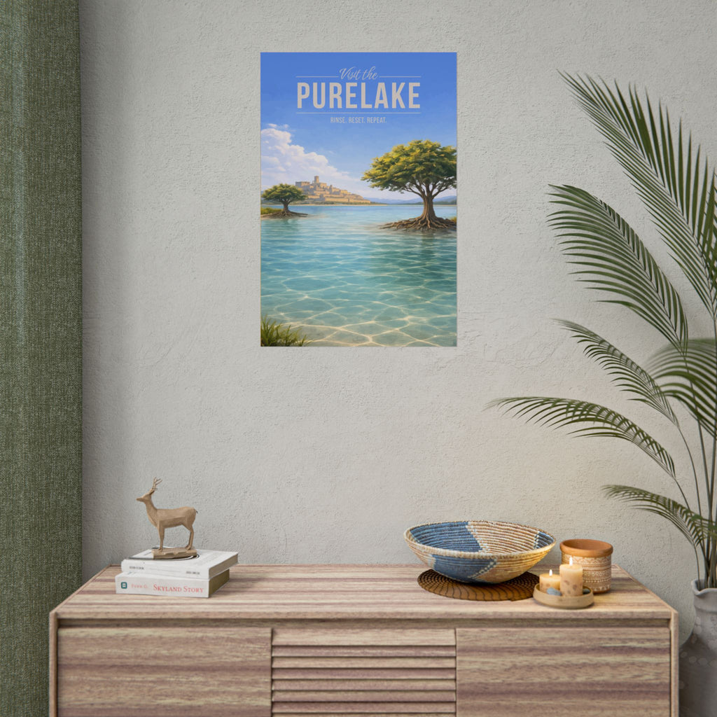 Purelake Travel Poster