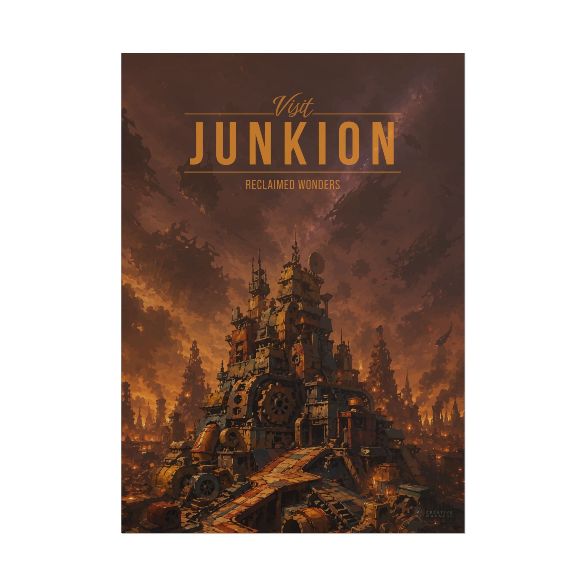 Junkion Travel Poster