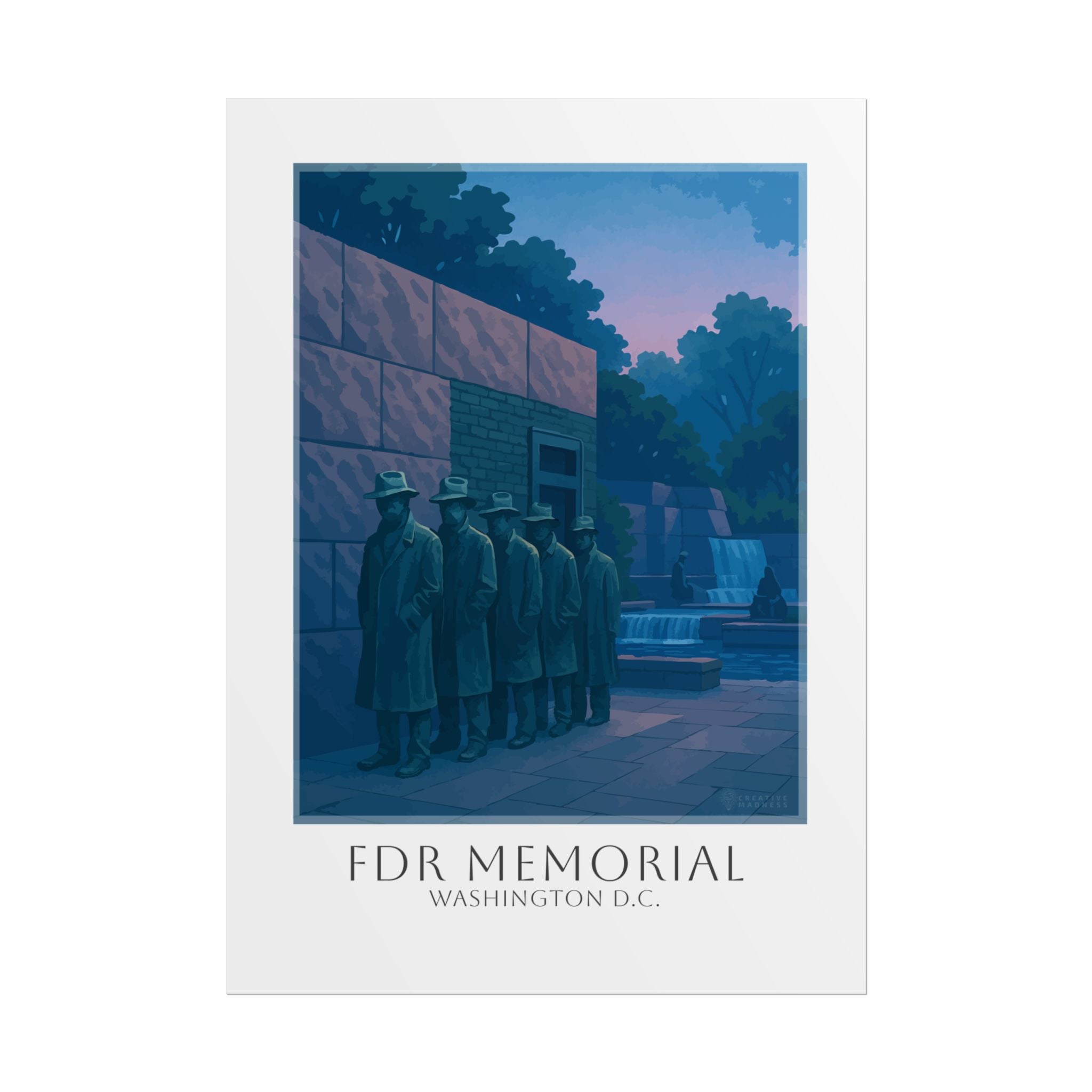 Fdr Memorial Travel Poster