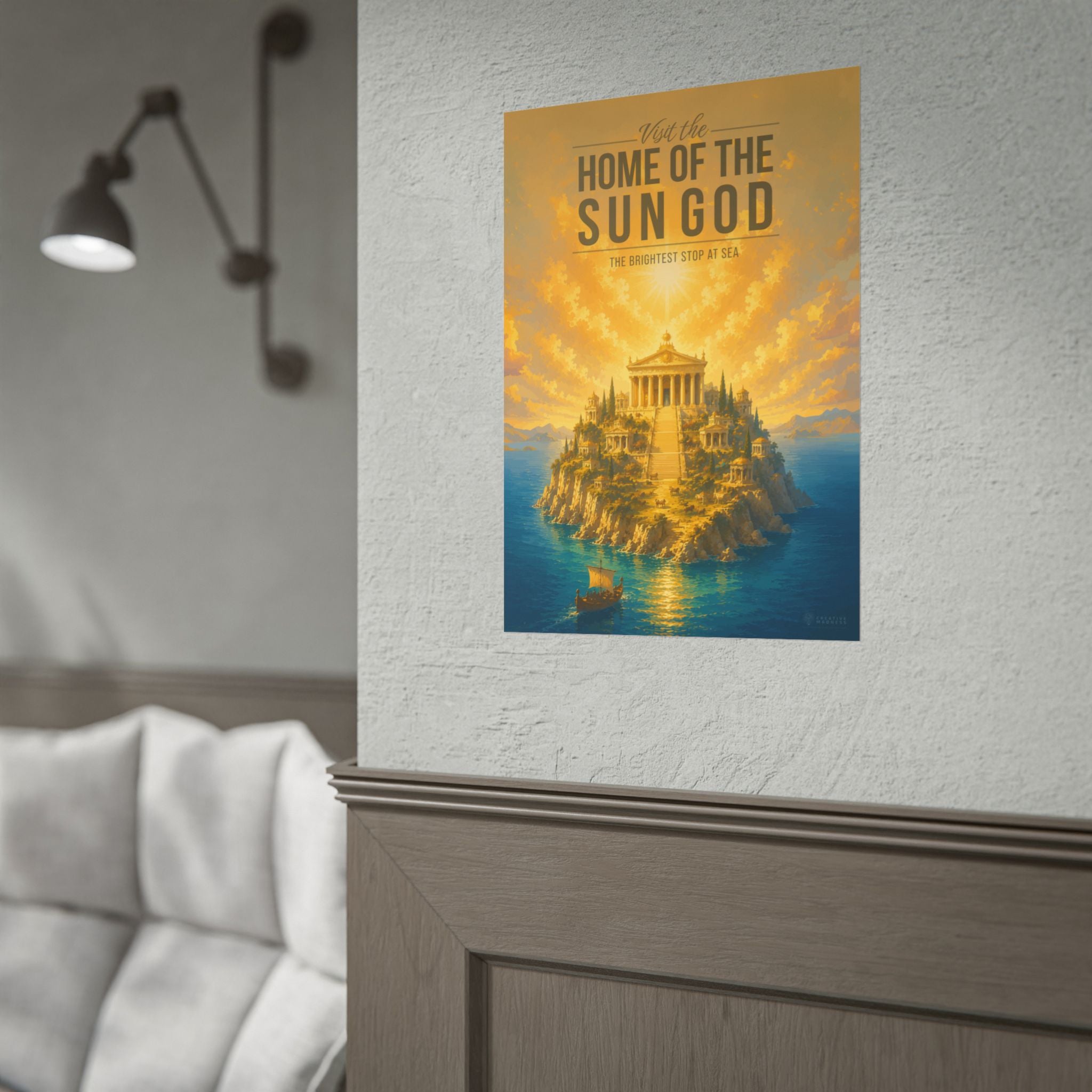 Home Of The Sun God Travel Poster