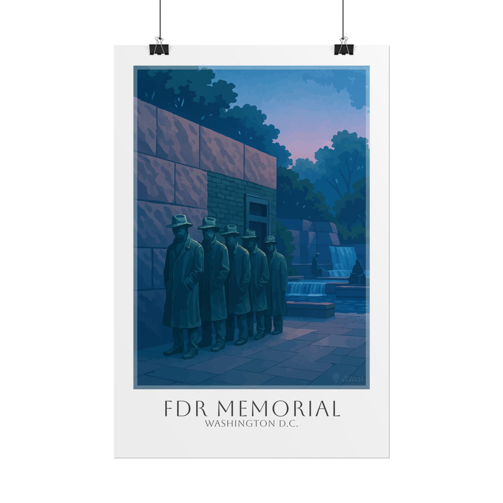 Fdr Memorial Travel Poster
