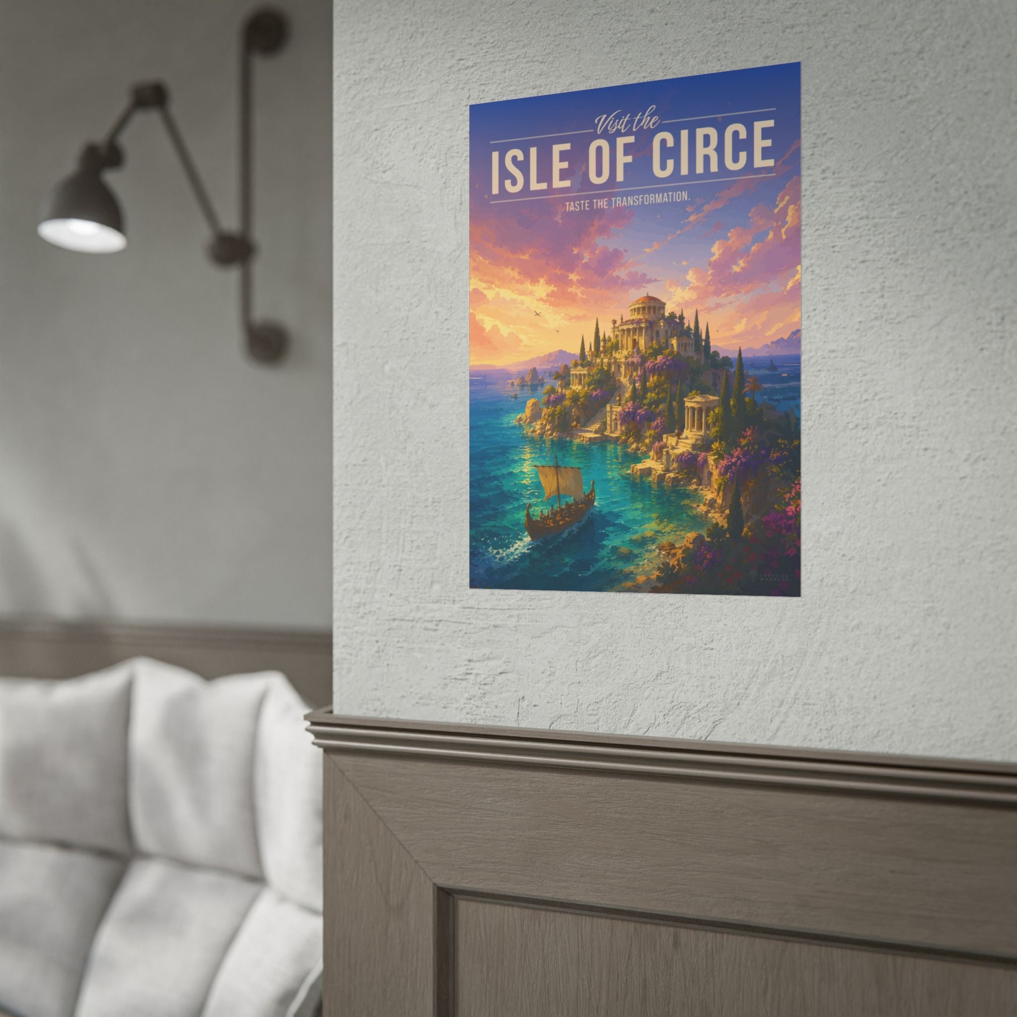 Isle Of Circe Travel Poster