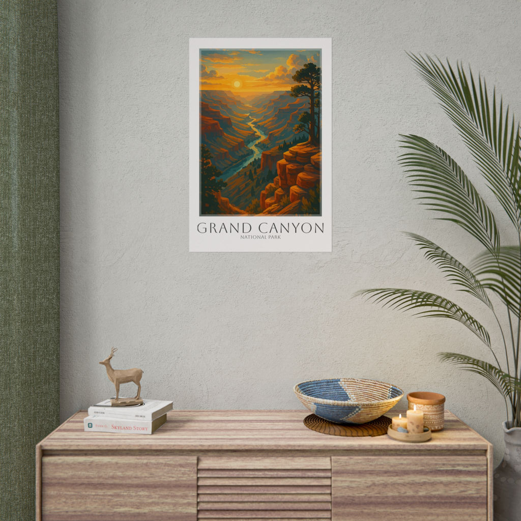 GRAND CANYON  * Travel Poster * National Park Wall Art
