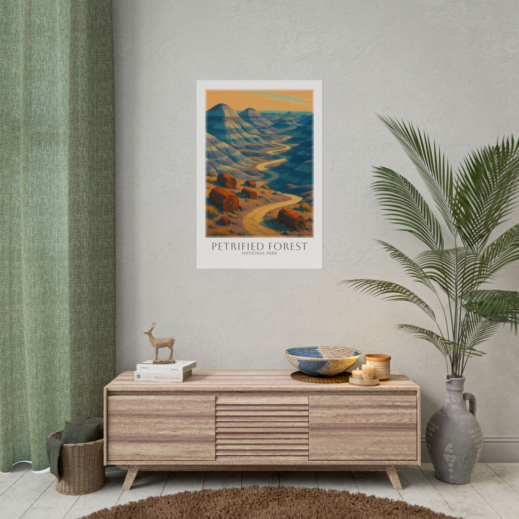 PETRIFIED FOREST * Travel Poster * National Park Wall Art