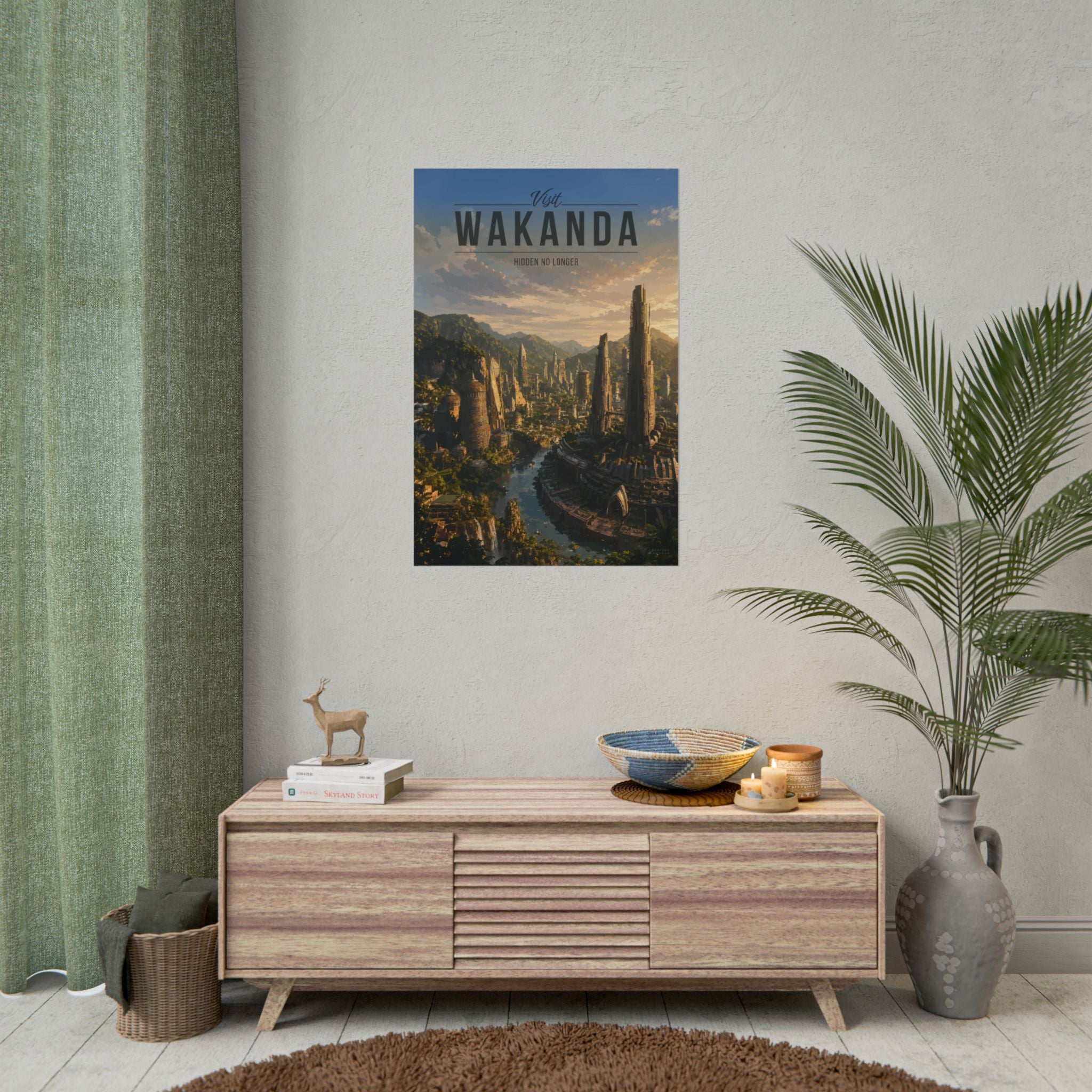 Wakanda Travel Poster