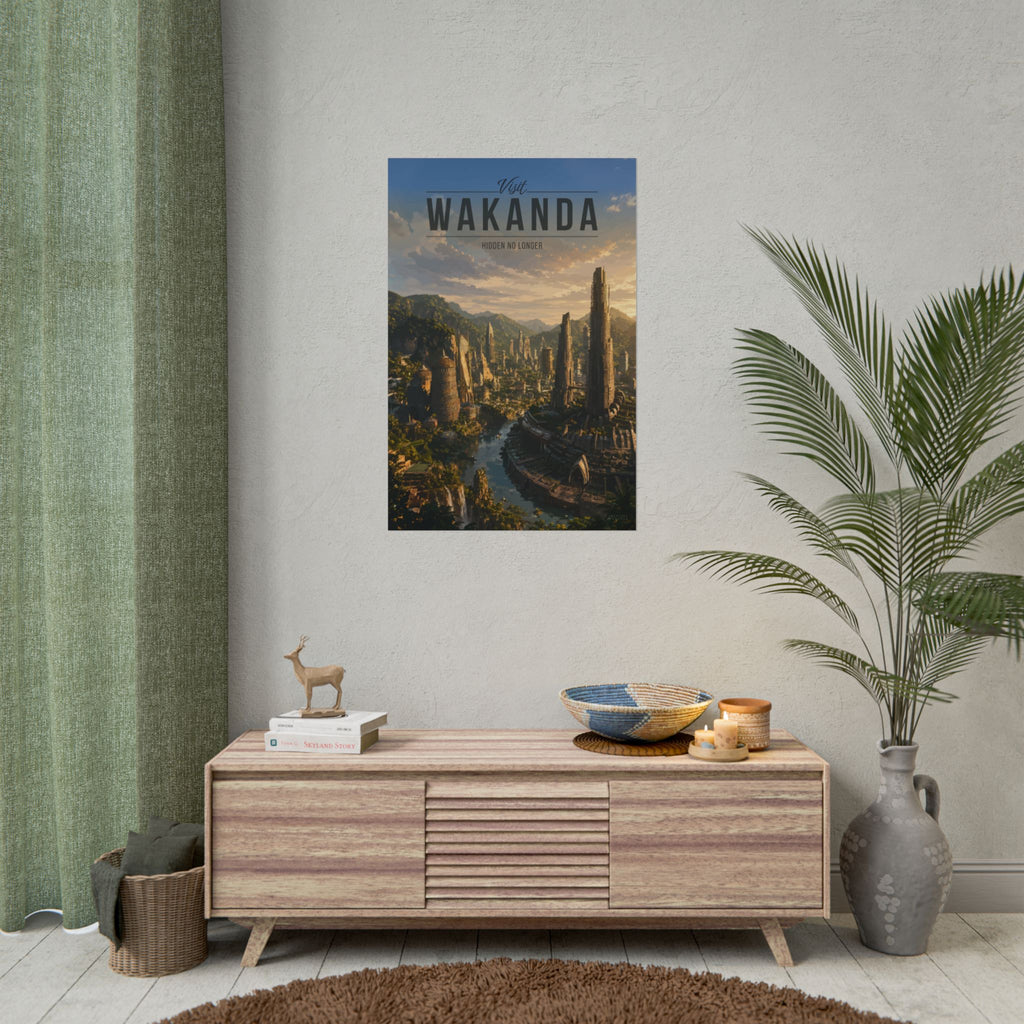 Wakanda Travel Poster