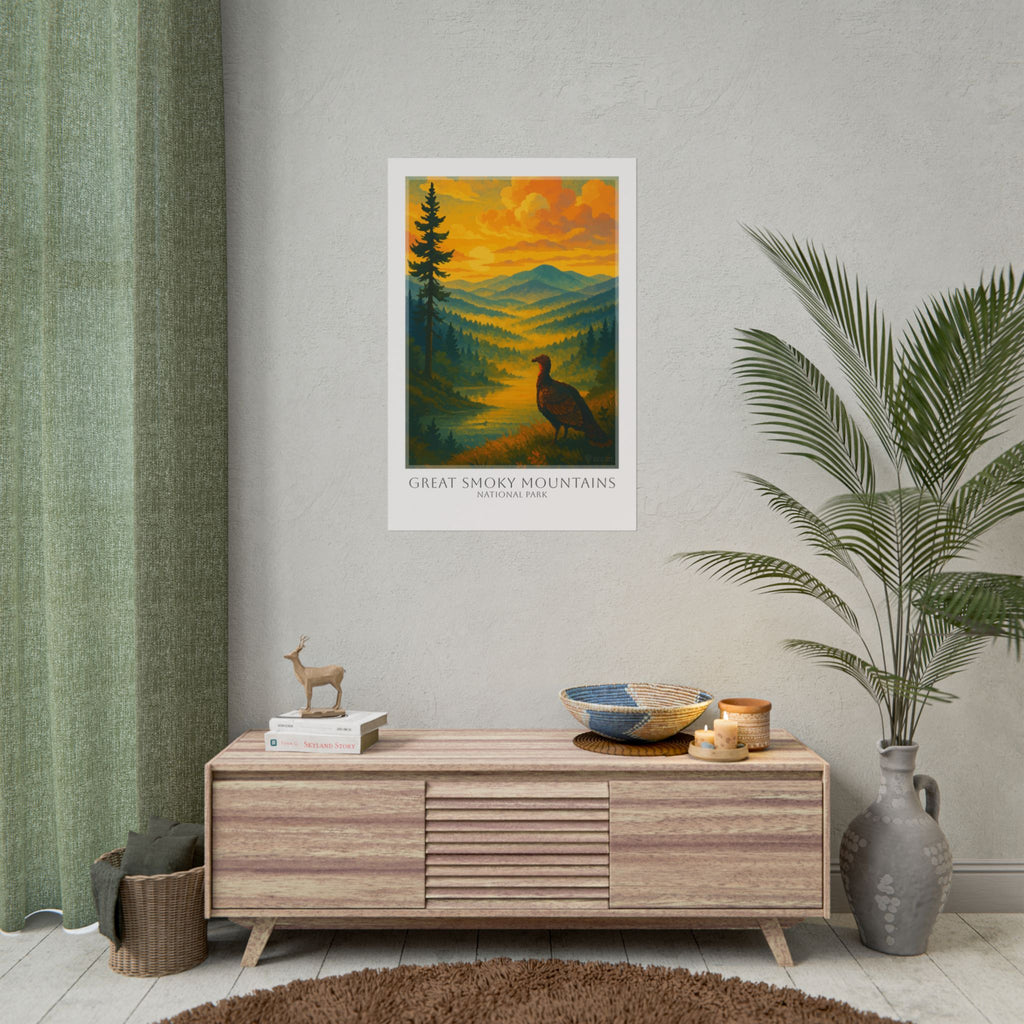GREAT SMOKY MOUNTAINS  * Travel Poster * National Park Wall Art