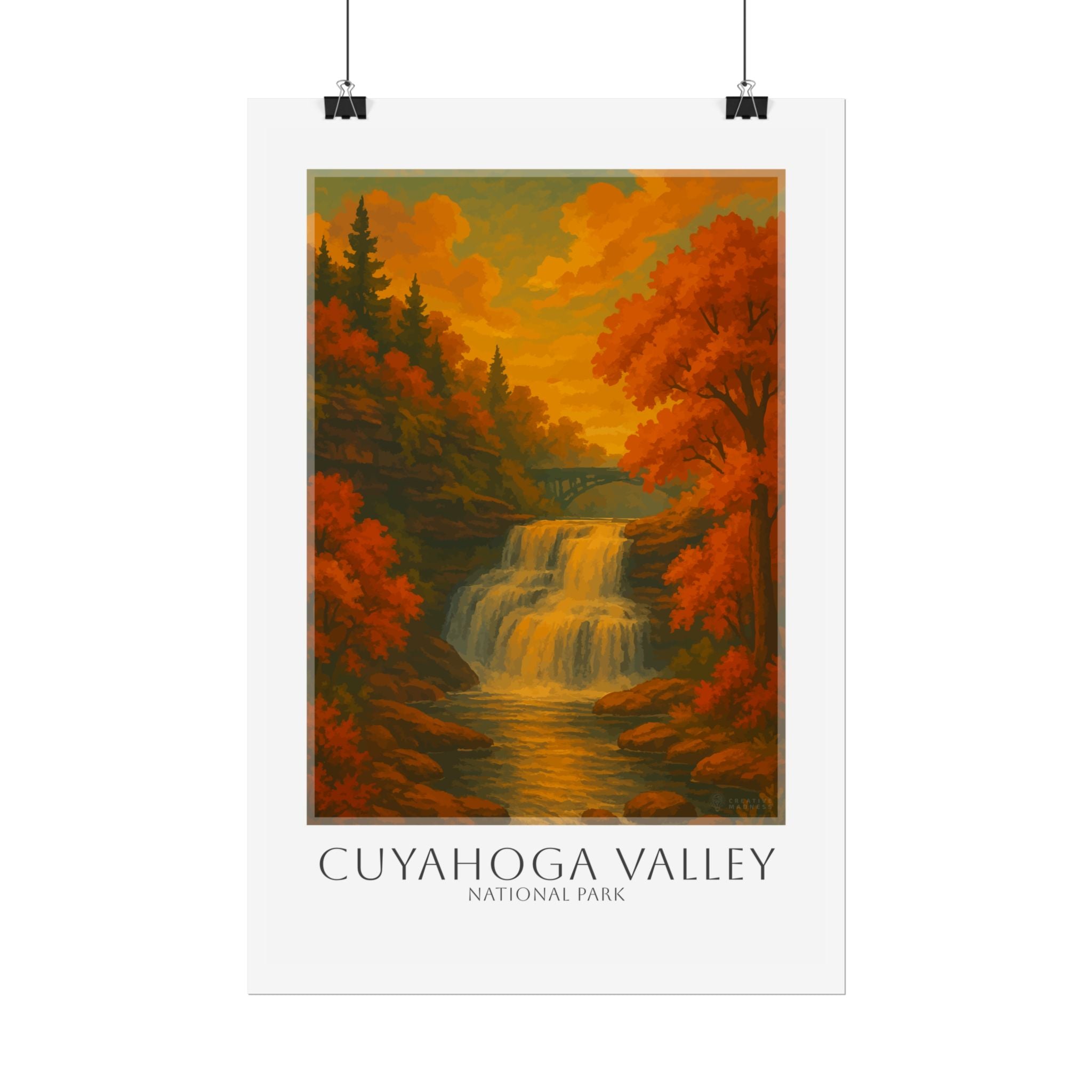 CUYAHOGA VALLEY  * Travel Poster * National Park Wall Art