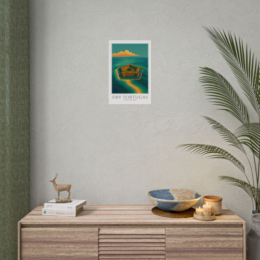 DRY TORTUGAS * Travel Poster * National Park Wall Art