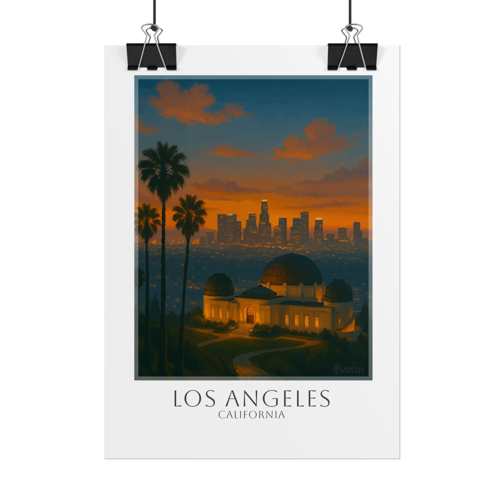 Los Angeles Travel Poster
