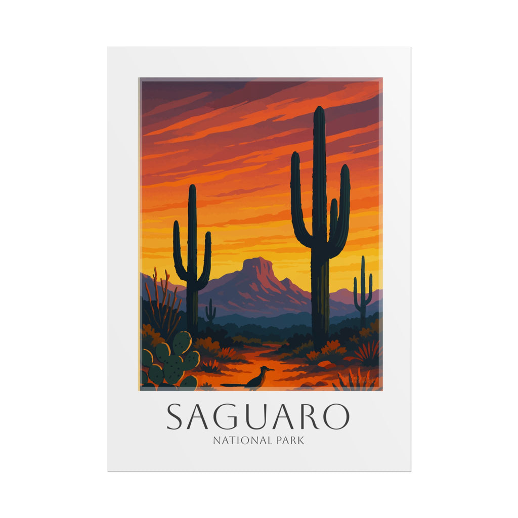 SAGUARO * Travel Poster * National Park Wall Art