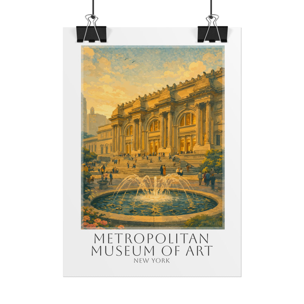 Metropolitan Museum Of Art Travel Poster