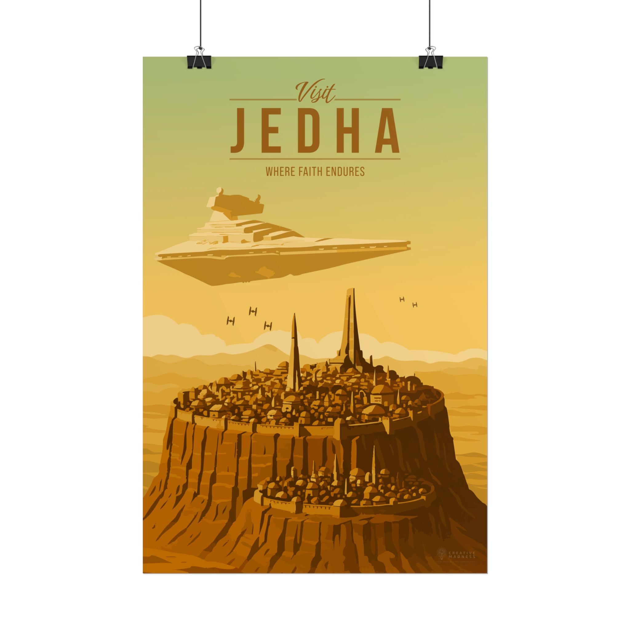 Jedha Travel Poster