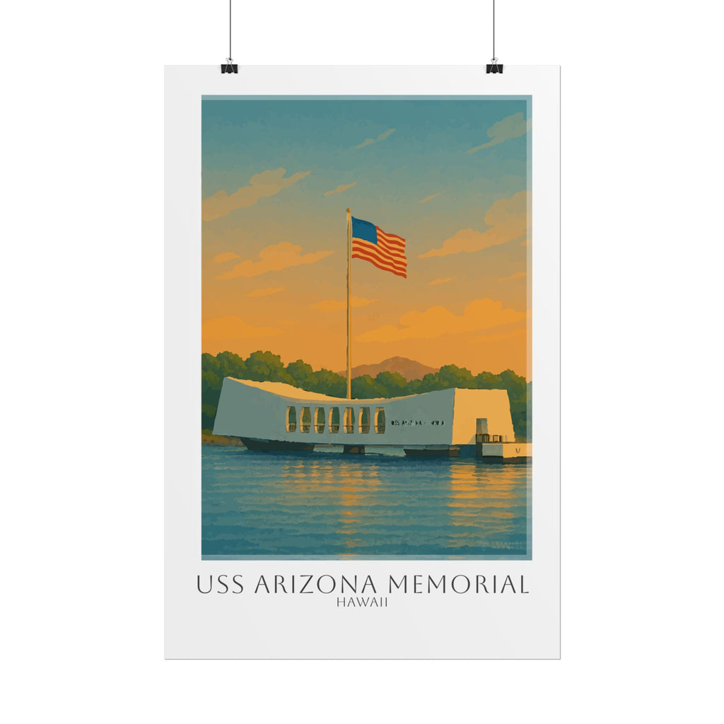 Uss Arizona Memorial Travel Poster