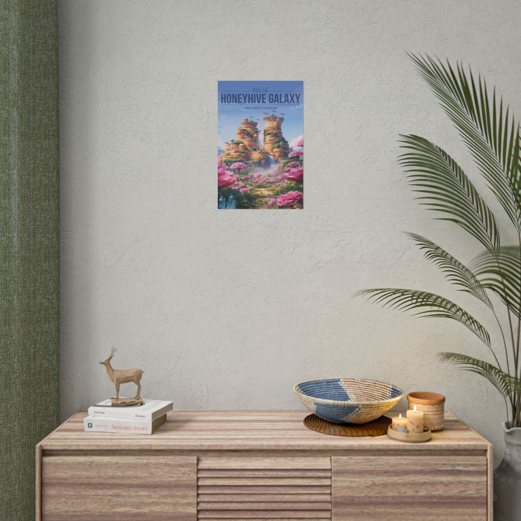 Honeyhive Galaxy Travel Poster