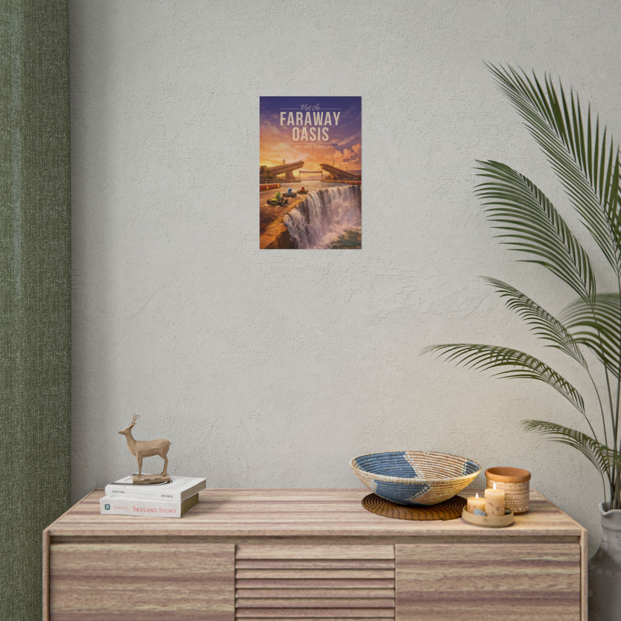 Faraway Oasis Travel Poster